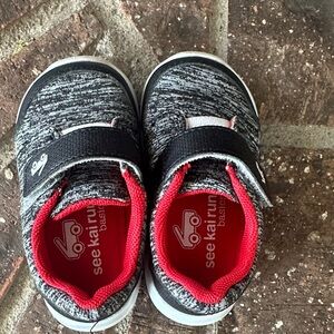 See Kai Run Sneakers - Black and Red